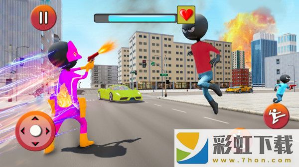 蜘蛛俠火柴人英雄(Am Spider Stickman Hero Light Speed Rescue Sim)