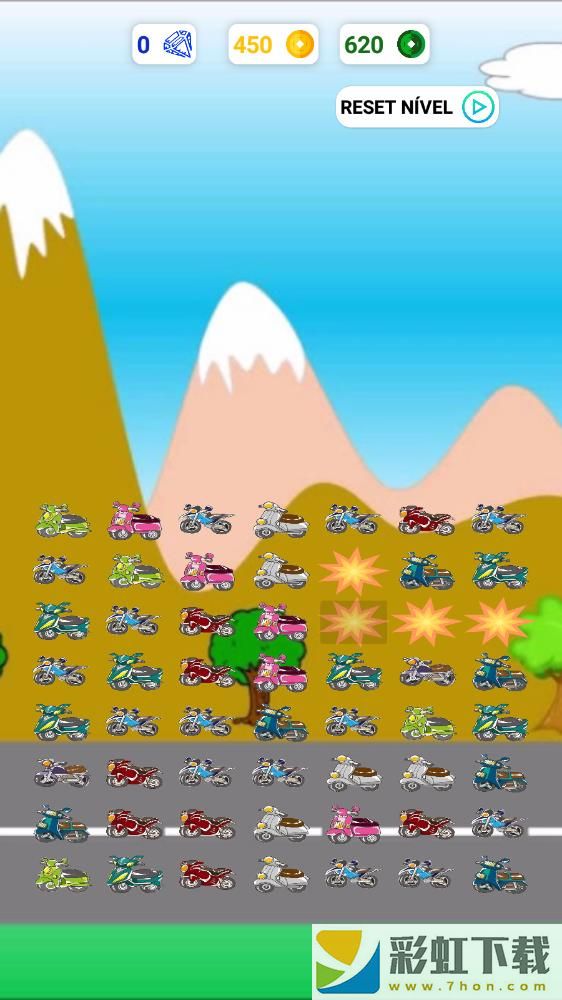 摩托車連連看(Jogo de Motos)