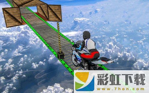 摩托車空中賽道(Impossible Bike Stunt Game)