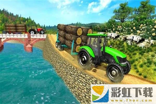 鄉(xiāng)鎮(zhèn)卡車運(yùn)輸(Real Tractor Trolley Cargo Farming Simulation Game)