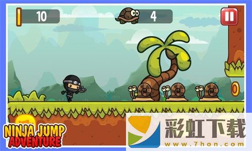 忍者跳躍冒險(xiǎn)(Ninja Jump Ad