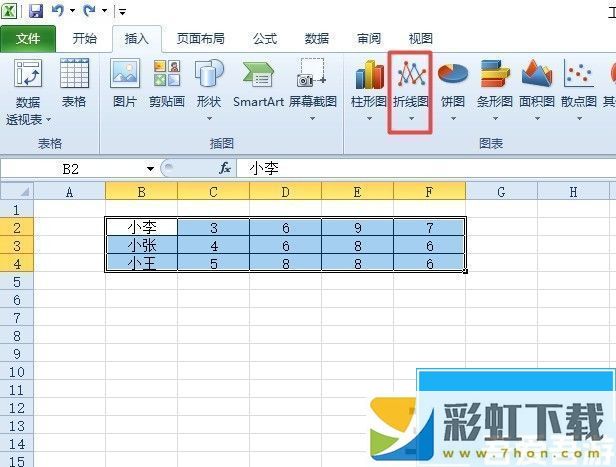 excel2010如何給圖表添加下方的數(shù)據(jù)標(biāo)簽軟件技巧